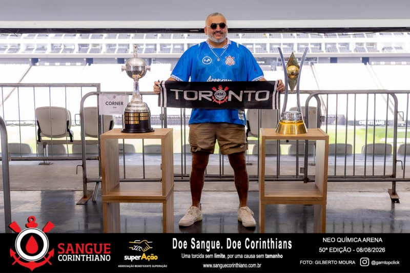 50º Edição - Campanha Sangue Corinthiano - Neo Quimíca Arena - 08 de Agosto 2026