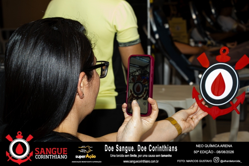 50º Edição - Campanha Sangue Corinthiano - Neo Quimíca Arena - 08 de Agosto 2026