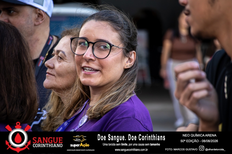 50º Edição - Campanha Sangue Corinthiano - Neo Quimíca Arena - 08 de Agosto 2026