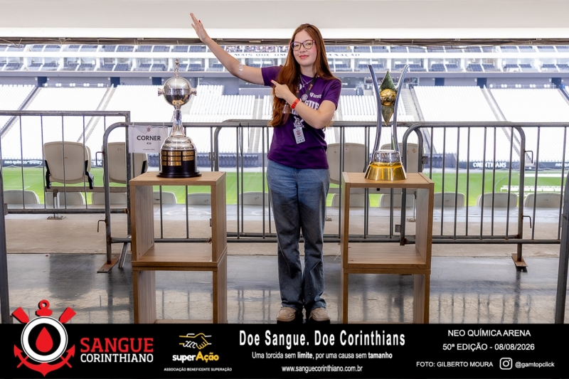 50º Edição - Campanha Sangue Corinthiano - Neo Quimíca Arena - 08 de Agosto 2026