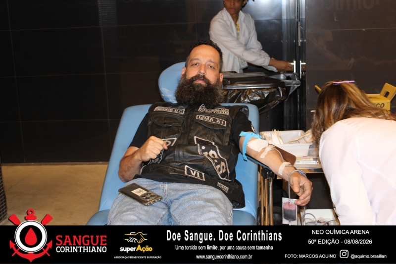 50º Edição - Campanha Sangue Corinthiano - Neo Quimíca Arena - 08 de Agosto 2026