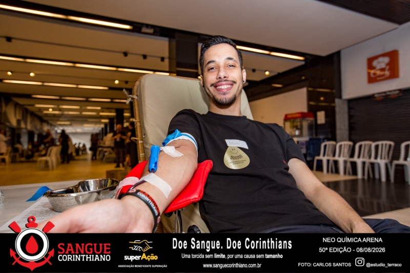 50º Edição - Campanha Sangue Corinthiano - Neo Quimíca Arena - 08 de Agosto 2026