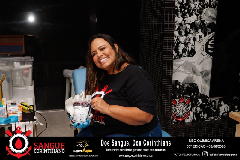 50º Edição - Campanha Sangue Corinthiano - Neo Quimíca Arena - 08 de Agosto 2026
