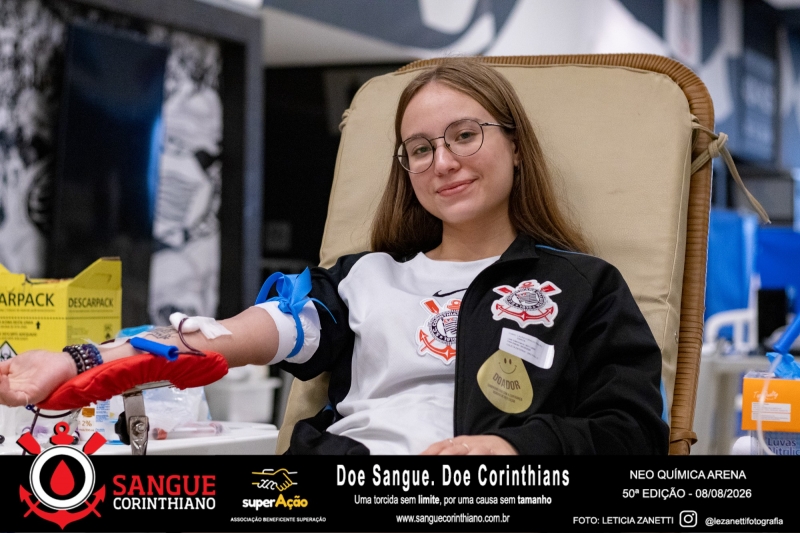 50º Edição - Campanha Sangue Corinthiano - Neo Quimíca Arena - 08 de Agosto 2026
