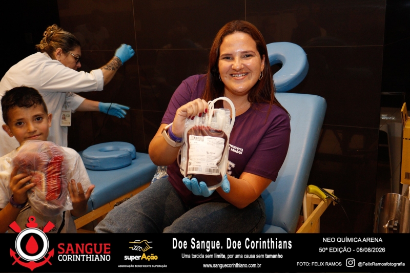 50º Edição - Campanha Sangue Corinthiano - Neo Quimíca Arena - 08 de Agosto 2026