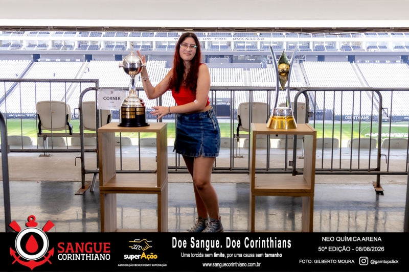 50º Edição - Campanha Sangue Corinthiano - Neo Quimíca Arena - 08 de Agosto 2026