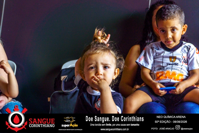 50º Edição - Campanha Sangue Corinthiano - Neo Quimíca Arena - 08 de Agosto 2026