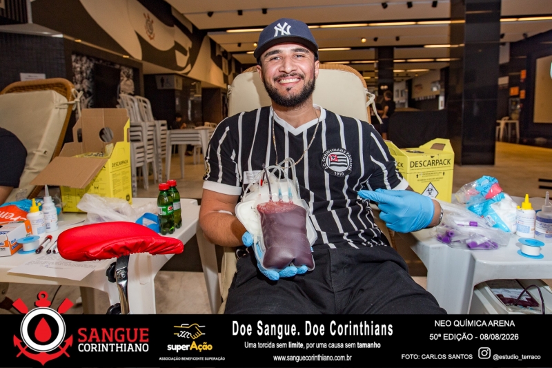 50º Edição - Campanha Sangue Corinthiano - Neo Quimíca Arena - 08 de Agosto 2026