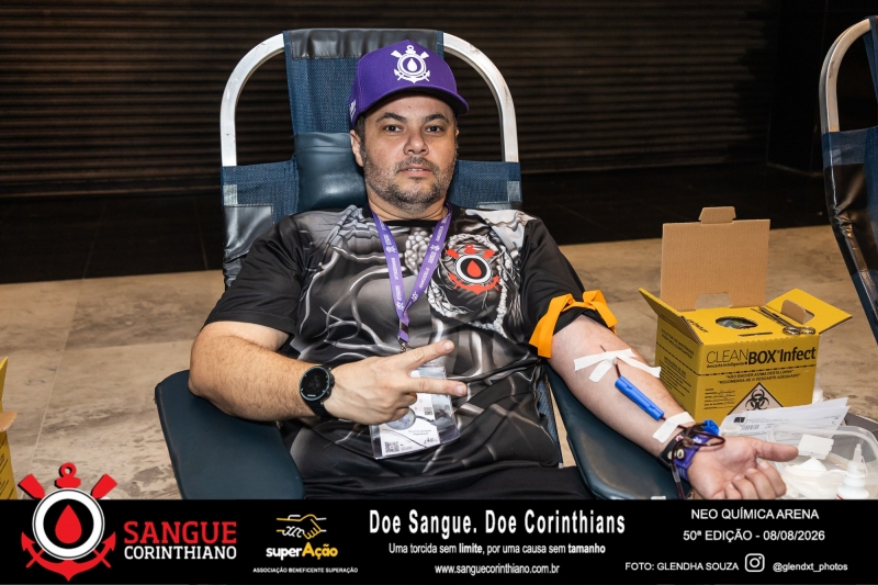 50º Edição - Campanha Sangue Corinthiano - Neo Quimíca Arena - 08 de Agosto 2026