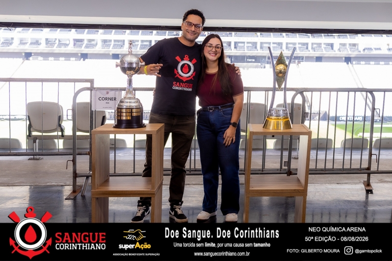 50º Edição - Campanha Sangue Corinthiano - Neo Quimíca Arena - 08 de Agosto 2026