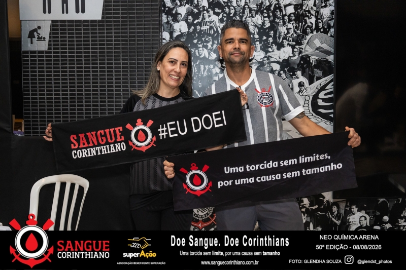 50º Edição - Campanha Sangue Corinthiano - Neo Quimíca Arena - 08 de Agosto 2026