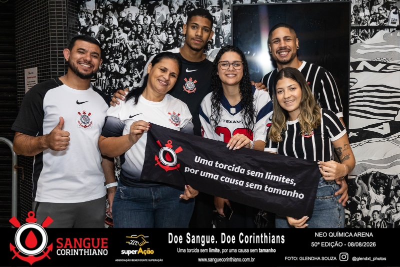 50º Edição - Campanha Sangue Corinthiano - Neo Quimíca Arena - 08 de Agosto 2026