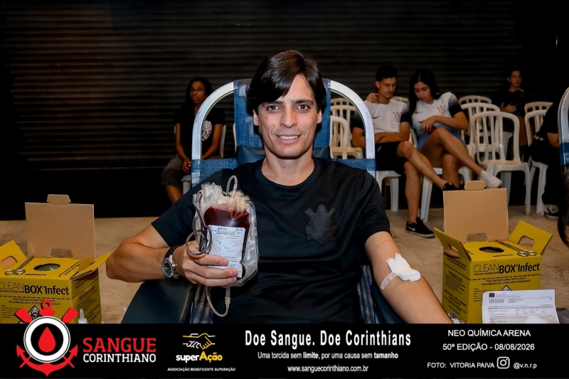 50º Edição - Campanha Sangue Corinthiano - Neo Quimíca Arena - 08 de Agosto 2026