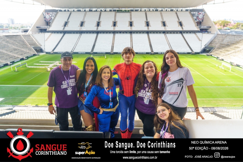 50º Edição - Campanha Sangue Corinthiano - Neo Quimíca Arena - 08 de Agosto 2026