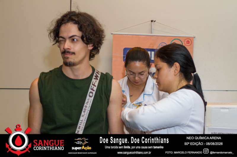 50º Edição - Campanha Sangue Corinthiano - Neo Quimíca Arena - 08 de Agosto 2026