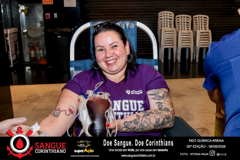 50º Edição - Campanha Sangue Corinthiano - Neo Quimíca Arena - 08 de Agosto 2026