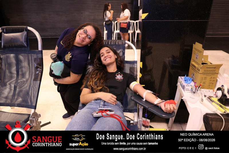 50º Edição - Campanha Sangue Corinthiano - Neo Quimíca Arena - 08 de Agosto 2026
