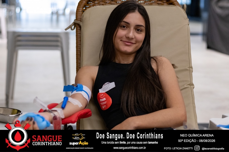 50º Edição - Campanha Sangue Corinthiano - Neo Quimíca Arena - 08 de Agosto 2026