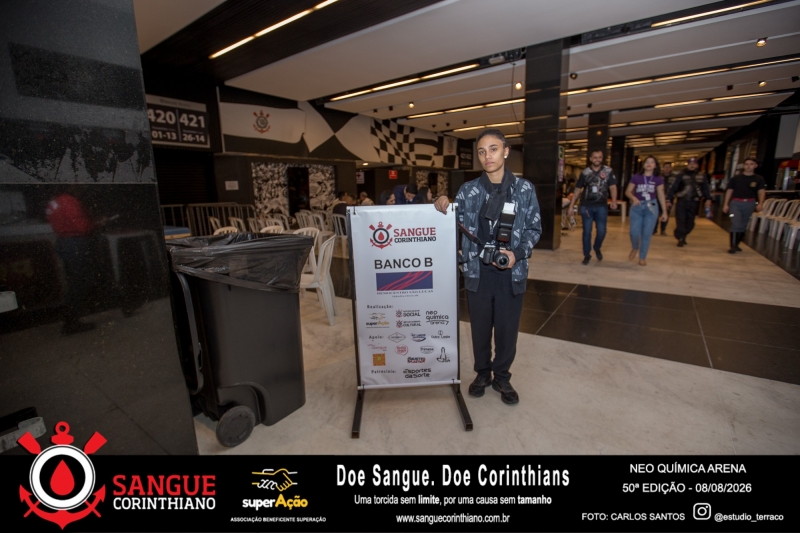 50º Edição - Campanha Sangue Corinthiano - Neo Quimíca Arena - 08 de Agosto 2026