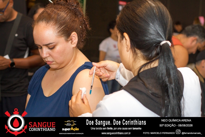 50º Edição - Campanha Sangue Corinthiano - Neo Quimíca Arena - 08 de Agosto 2026