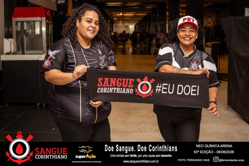 50º Edição - Campanha Sangue Corinthiano - Neo Quimíca Arena - 08 de Agosto 2026
