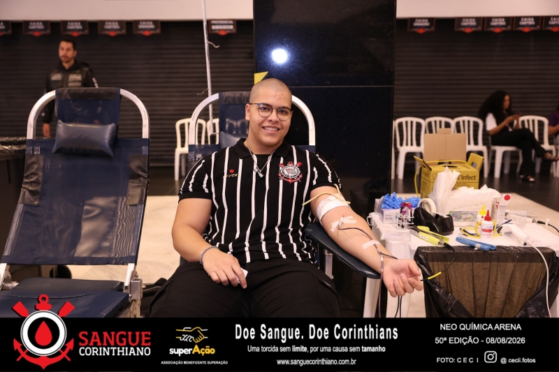50º Edição - Campanha Sangue Corinthiano - Neo Quimíca Arena - 08 de Agosto 2026