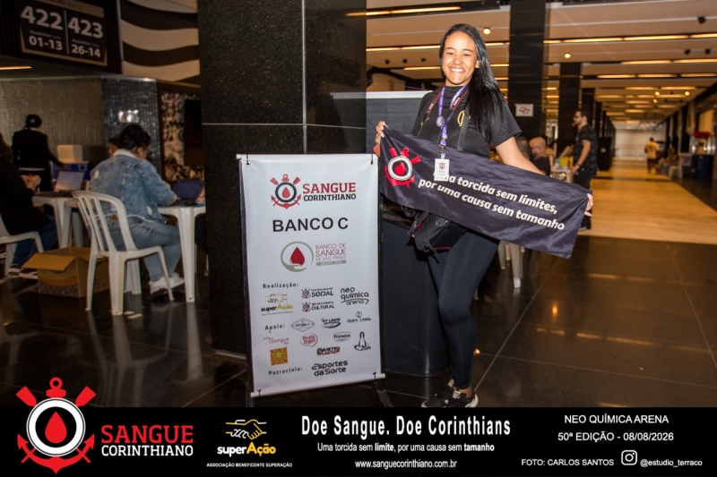50º Edição - Campanha Sangue Corinthiano - Neo Quimíca Arena - 08 de Agosto 2026