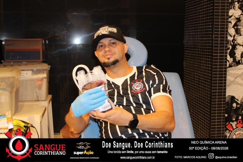 50º Edição - Campanha Sangue Corinthiano - Neo Quimíca Arena - 08 de Agosto 2026