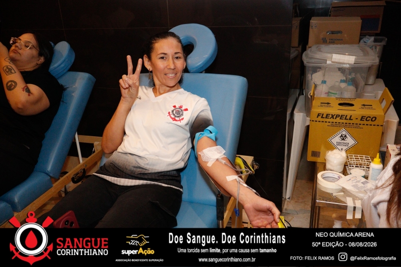 50º Edição - Campanha Sangue Corinthiano - Neo Quimíca Arena - 08 de Agosto 2026