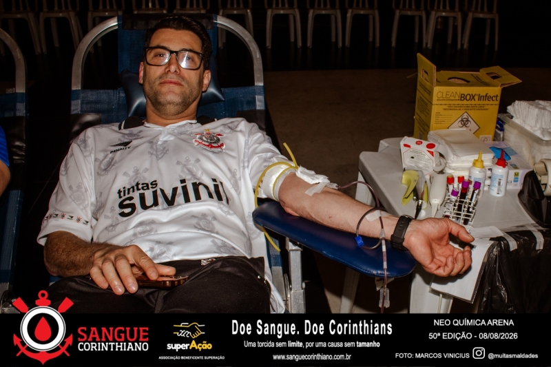 50º Edição - Campanha Sangue Corinthiano - Neo Quimíca Arena - 08 de Agosto 2026