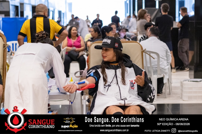 50º Edição - Campanha Sangue Corinthiano - Neo Quimíca Arena - 08 de Agosto 2026