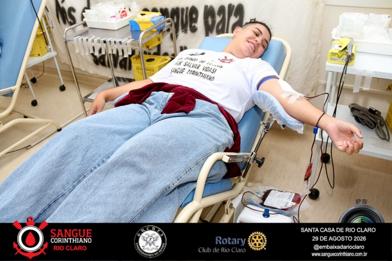 Campanha Sangue Corinthiano  - 29 de Agosto 2026 -  Rio Claro SP
