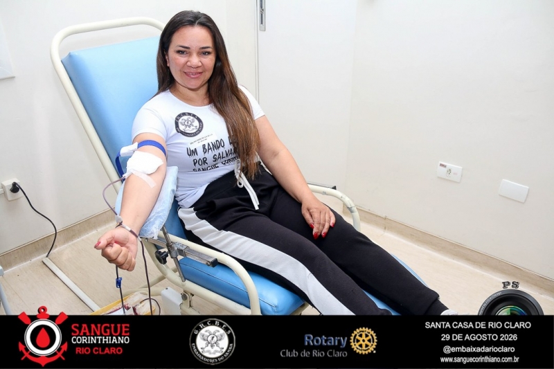 Campanha Sangue Corinthiano  - 29 de Agosto 2026 -  Rio Claro SP