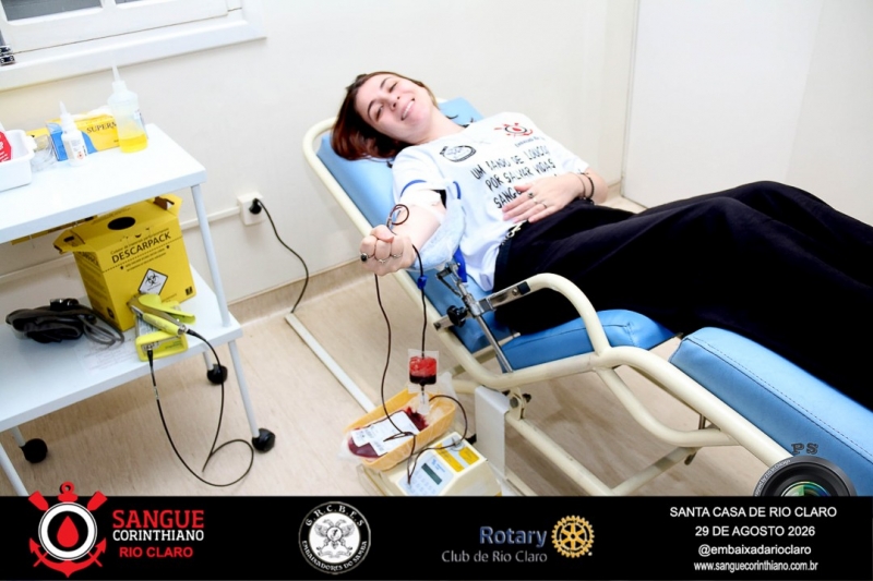 Campanha Sangue Corinthiano  - 29 de Agosto 2026 -  Rio Claro SP