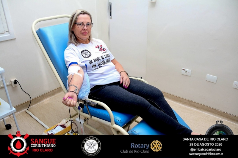 Campanha Sangue Corinthiano  - 29 de Agosto 2026 -  Rio Claro SP