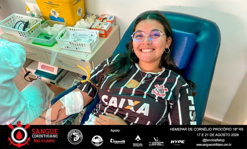 Campanha Sangue Corinthiano - 17 e 21 Agosto 2026 - Cornélio Procópio - PR
