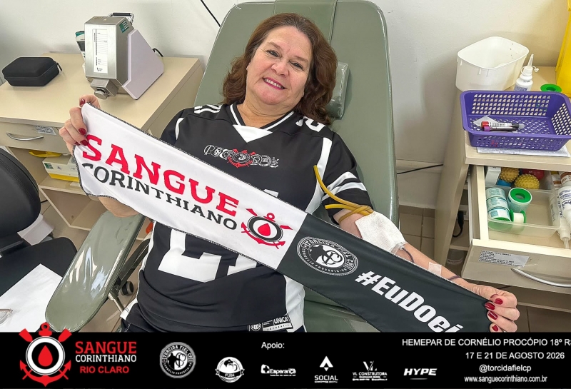 Campanha Sangue Corinthiano - 17 e 21 Agosto 2026 - Cornélio Procópio - PR