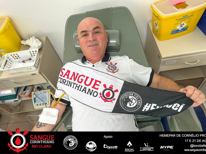 Campanha Sangue Corinthiano - 17 e 21 Agosto 2026 - Cornélio Procópio - PR